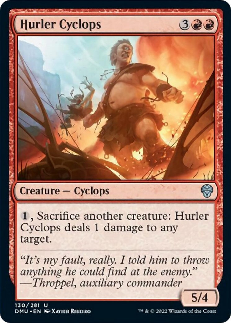 Image for Hurler Cyclops (Dominaria United) (130) - Magic: The Gathering