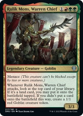 Image for Rulik Mons, Warren Chief (Dominaria United) (217) - Magic: The Gathering