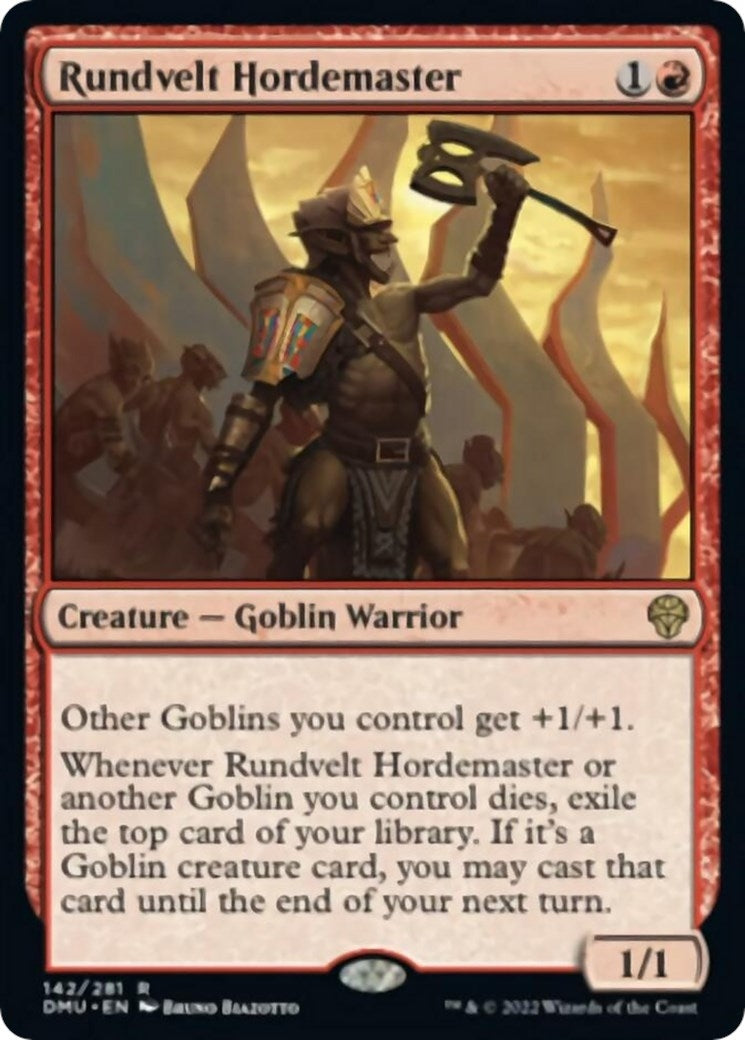 Image for Rundvelt Hordemaster (Dominaria United) (142) - Magic: The Gathering