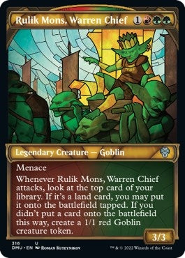 Image for Rulik Mons, Warren Chief (Showcase) (Dominaria United) (316) - Magic: The Gathering