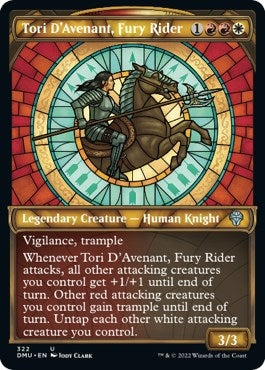 Image for Tori D'Avenant, Fury Rider (Showcase) (Dominaria United) (322) - Magic: The Gathering