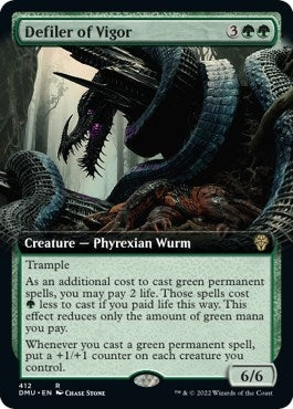 Image for Defiler of Vigor (Extended Art) (Dominaria United) (412) - Magic: The Gathering