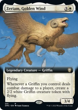 Image for Zeriam, Golden Wind (Extended Art) (Commander: Dominaria United) (81) - Magic: The Gathering