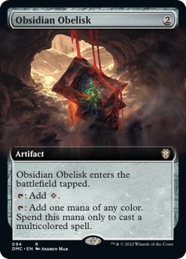 Image for Obsidian Obelisk (Extended Art) (Commander: Dominaria United) (94) - Magic: The Gathering