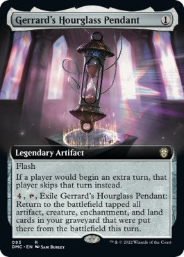 Image for Gerrard's Hourglass Pendant (Extended Art) (Commander: Dominaria United) (93) - Magic: The Gathering