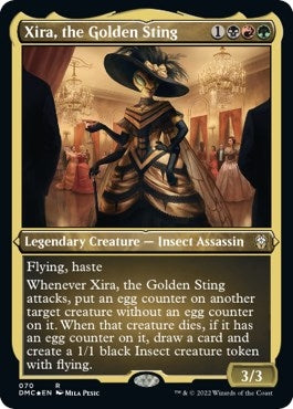 Image for Xira, the Golden Sting (Foil Etched) (Commander: Dominaria United) (70) - Magic: The Gathering