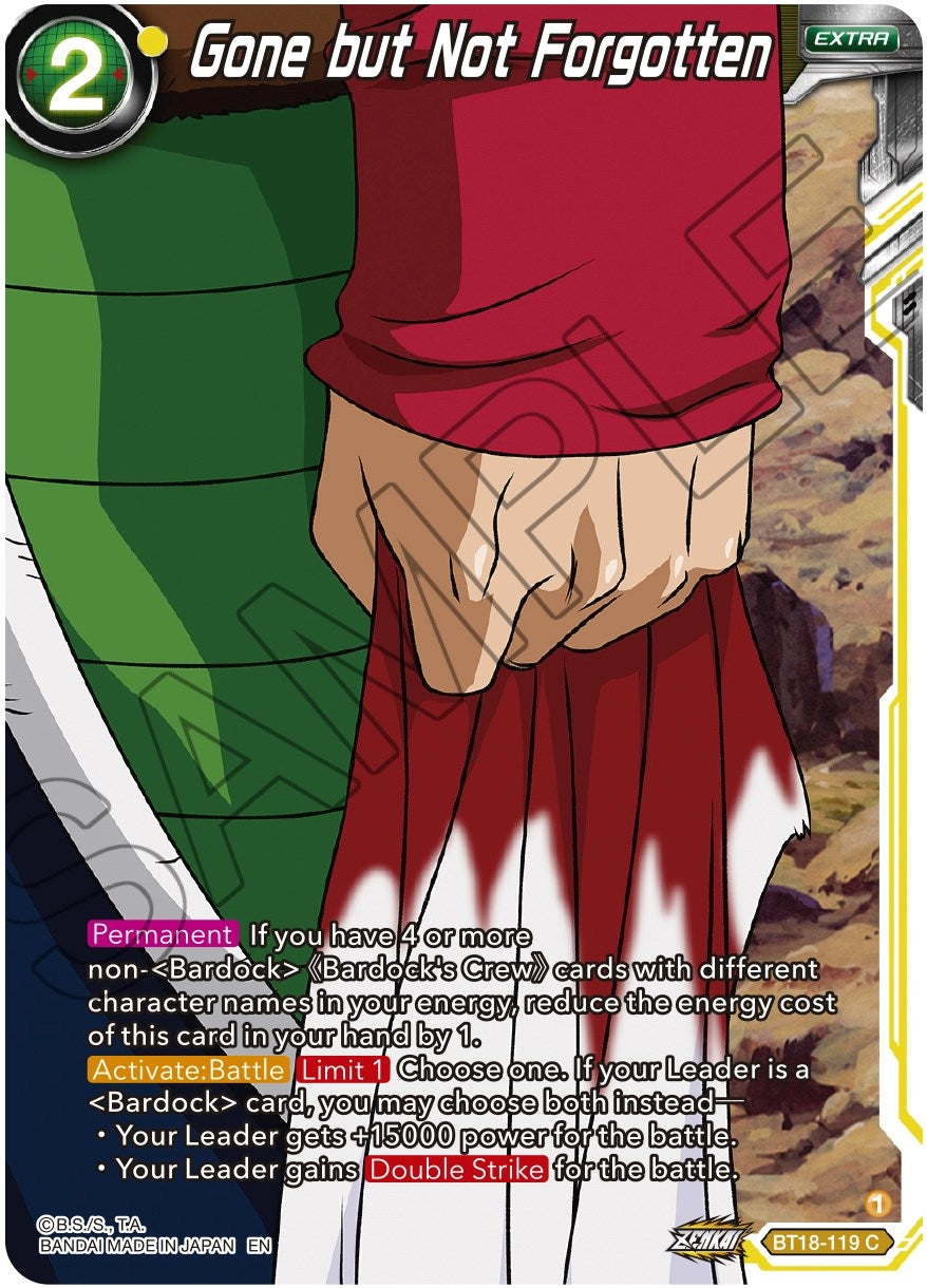 Image for Gone but Not Forgotten (Dawn of the Z-Legends) (BT18-119) - Dragon Ball Super: Masters