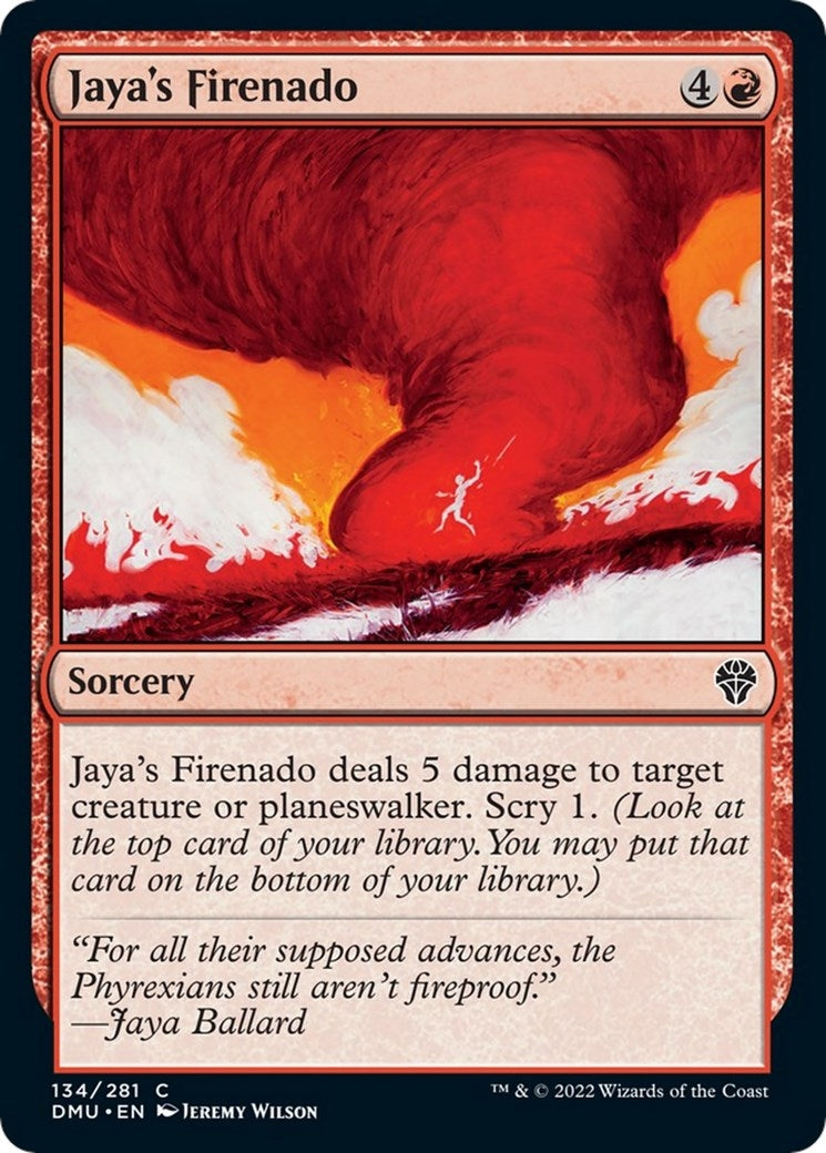 Image for Jaya's Firenado (Dominaria United) (134) - Magic: The Gathering