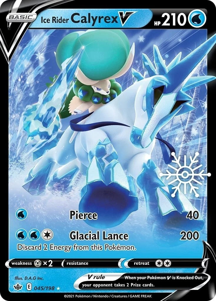 Image for Ice Rider Calyrex V - 045/198 (Holiday Calendar) (Miscellaneous Cards & Products) (045/198) - Pokemon
