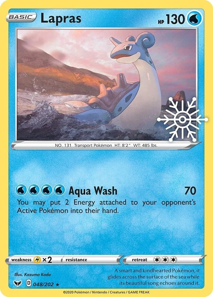 Image for Lapras - 048/202 (Holiday Calendar) (Miscellaneous Cards & Products) (048/202) - Pokemon