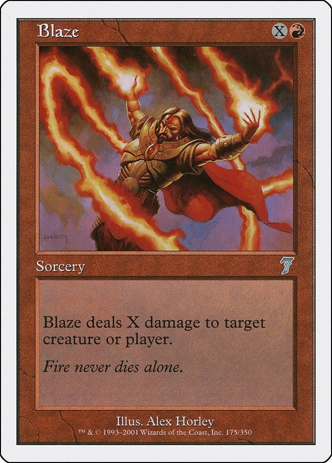 Image for Blaze (7th Edition) (175) - Magic: The Gathering