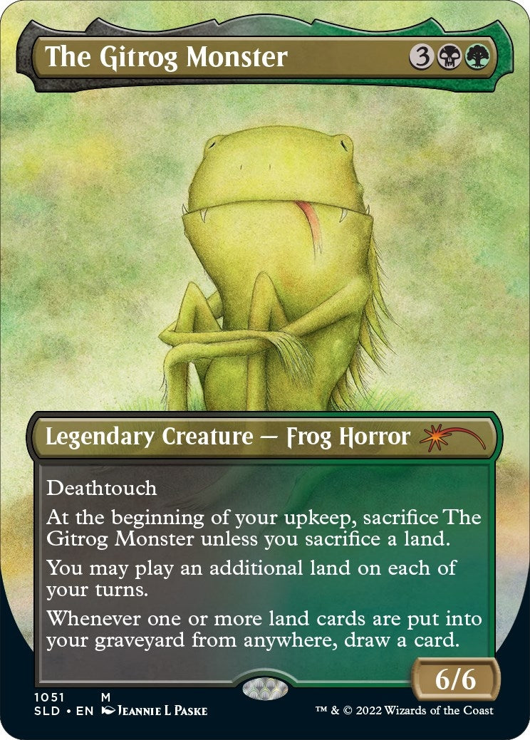 Image for The Gitrog Monster (Borderless) (Secret Lair Drop Series) (1051) - Magic: The Gathering