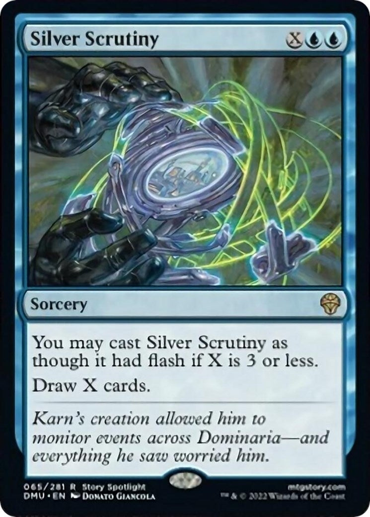 Image for Silver Scrutiny (Dominaria United) (65) - Magic: The Gathering