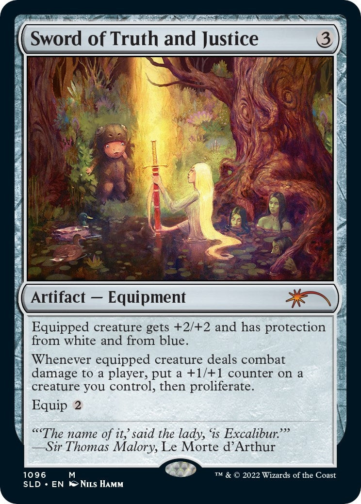 Image for Sword of Truth and Justice (Secret Lair Drop Series) (1096) - Magic: The Gathering