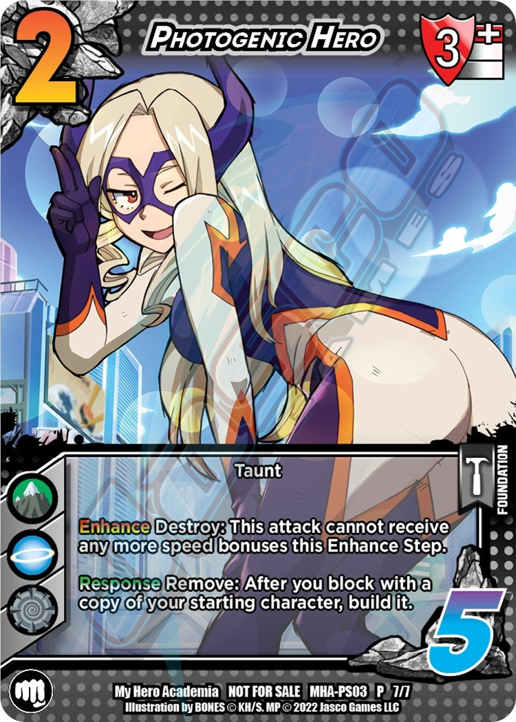 Image for Photogenic Hero (Provisional Showdown 3) (UniVersus: My Hero Academia Promo Cards) (MHA-PS03 P 7/7) - UniVersus