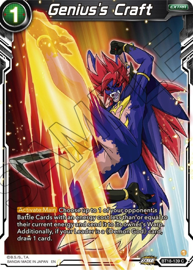 Image for Genius's Craft (Dawn of the Z-Legends) (BT18-139) - Dragon Ball Super: Masters