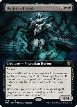 Image for Defiler of Flesh (Extended Art) (Dominaria United) (400) - Magic: The Gathering