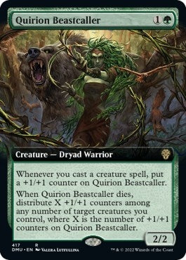 Image for Quirion Beastcaller (Extended Art) (Dominaria United) (417) - Magic: The Gathering