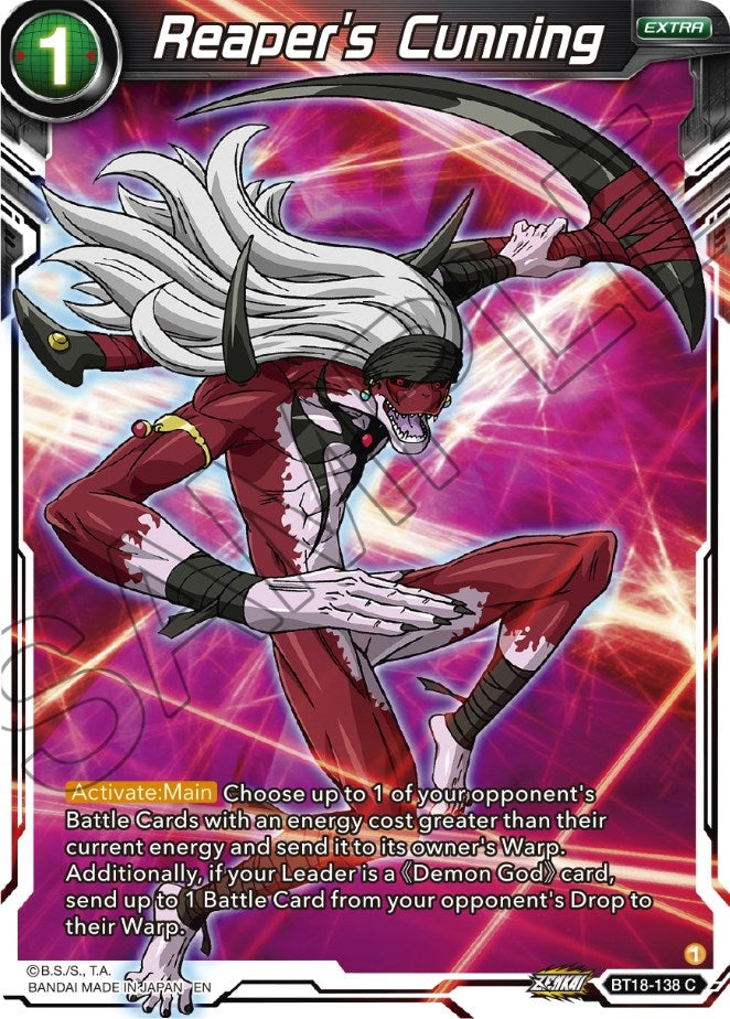 Image for Reaper's Cunning (Dawn of the Z-Legends) (BT18-138) - Dragon Ball Super: Masters