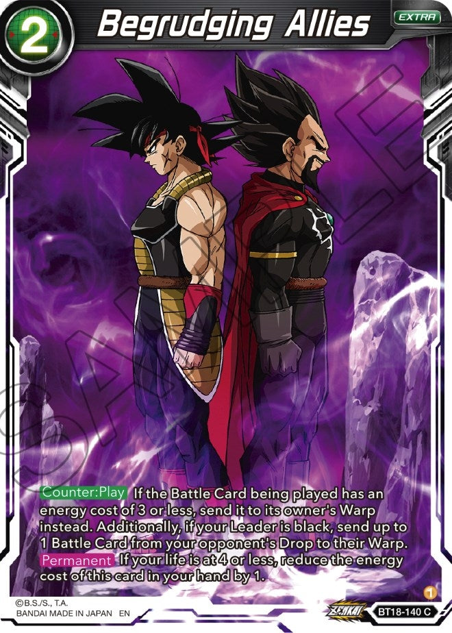 Image for Begrudging Allies (Dawn of the Z-Legends) (BT18-140) - Dragon Ball Super: Masters