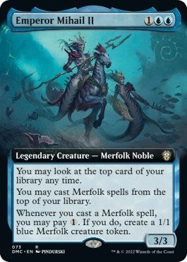 Image for Emperor Mihail II (Extended Art) (Commander: Dominaria United) (73) - Magic: The Gathering