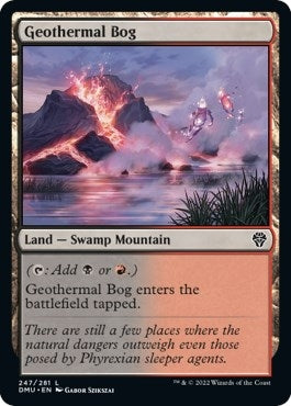 Image for Geothermal Bog (Dominaria United) (247) - Magic: The Gathering