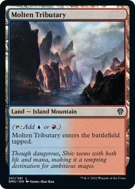 Image for Molten Tributary (Dominaria United) (251) - Magic: The Gathering