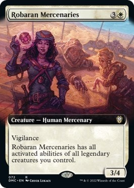 Image for Robaran Mercenaries (Extended Art) (Commander: Dominaria United) (72) - Magic: The Gathering