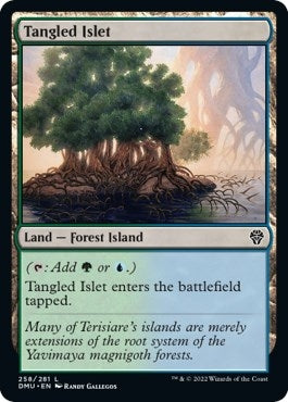 Image for Tangled Islet (Dominaria United) (258) - Magic: The Gathering