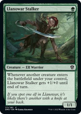 Image for Llanowar Stalker (Dominaria United) (171) - Magic: The Gathering