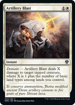 Image for Artillery Blast (Dominaria United) (6) - Magic: The Gathering