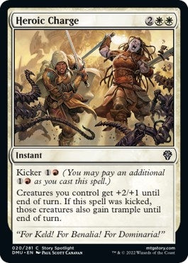 Image for Heroic Charge (Dominaria United) (20) - Magic: The Gathering