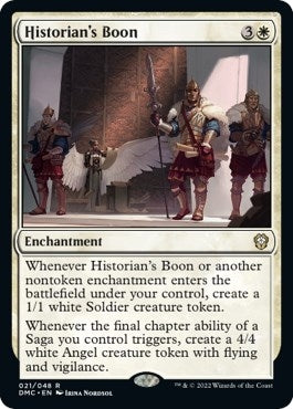 Image for Historian's Boon (Commander: Dominaria United) (21) - Magic: The Gathering