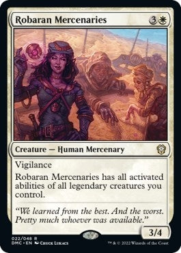 Image for Robaran Mercenaries (Commander: Dominaria United) (22) - Magic: The Gathering