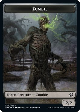 Image for Zombie Token (Commander: Dominaria United) (9) - Magic: The Gathering