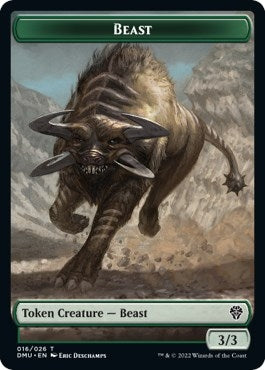 Image for Beast Token (Dominaria United) (16) - Magic: The Gathering