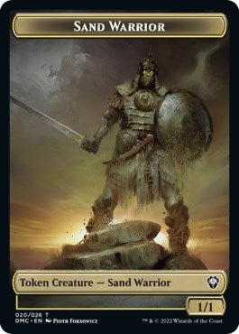 Image for Sand Warrior Token (Commander: Dominaria United) (20) - Magic: The Gathering