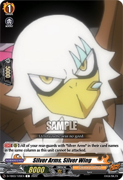 Image for Silver Arms, Silver Wing (D-TB03: Shaman King) (D-TB03/120EN) - Cardfight Vanguard