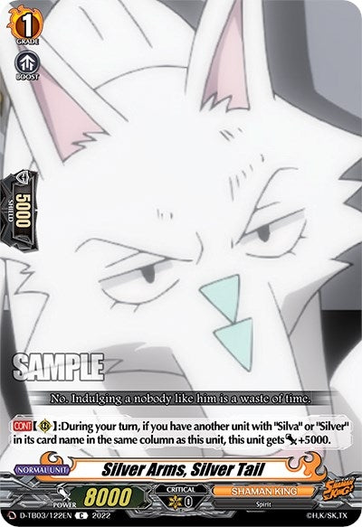 Image for Silver Arms, Silver Tail (D-TB03: Shaman King) (D-TB03/122EN) - Cardfight Vanguard