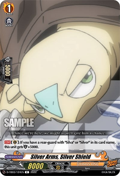 Image for Silver Arms, Silver Shield (D-TB03: Shaman King) (D-TB03/124EN) - Cardfight Vanguard