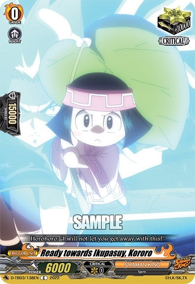 Image for Ready towards Ikupasuy, Kororo (D-TB03: Shaman King) (D-TB03/138EN) - Cardfight Vanguard