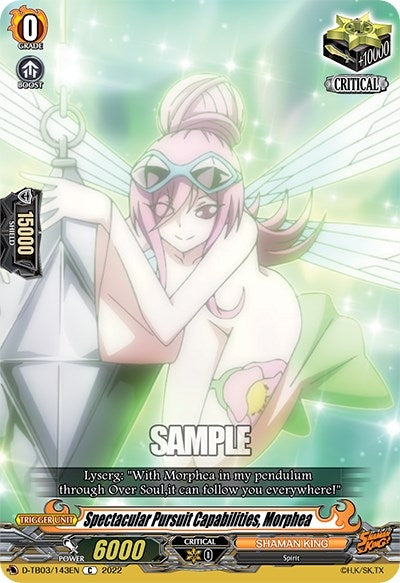 Image for Spectacular Pursuit Capabilities, Morphea (D-TB03: Shaman King) (D-TB03/143EN) - Cardfight Vanguard