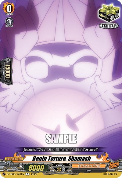 Image for Begin Torture, Shamash (D-TB03: Shaman King) (D-TB03/149EN) - Cardfight Vanguard