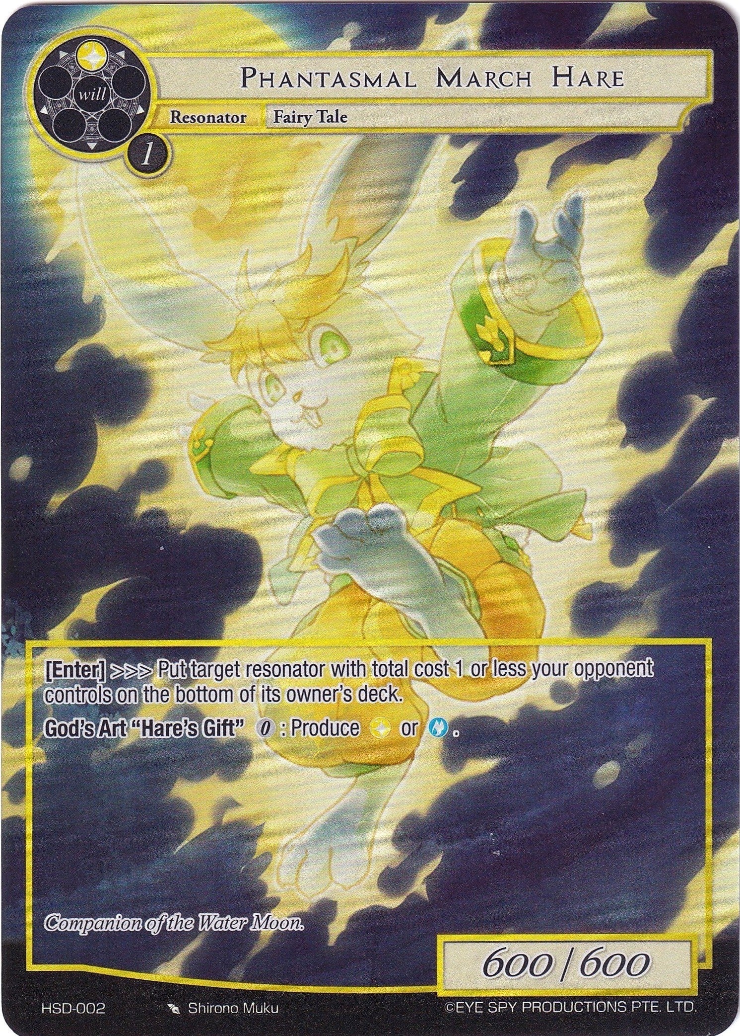 Image for Phantasmal March Hare (Full Art) (Hero Cluster Starter Decks) (HSD-002) - Force of Will