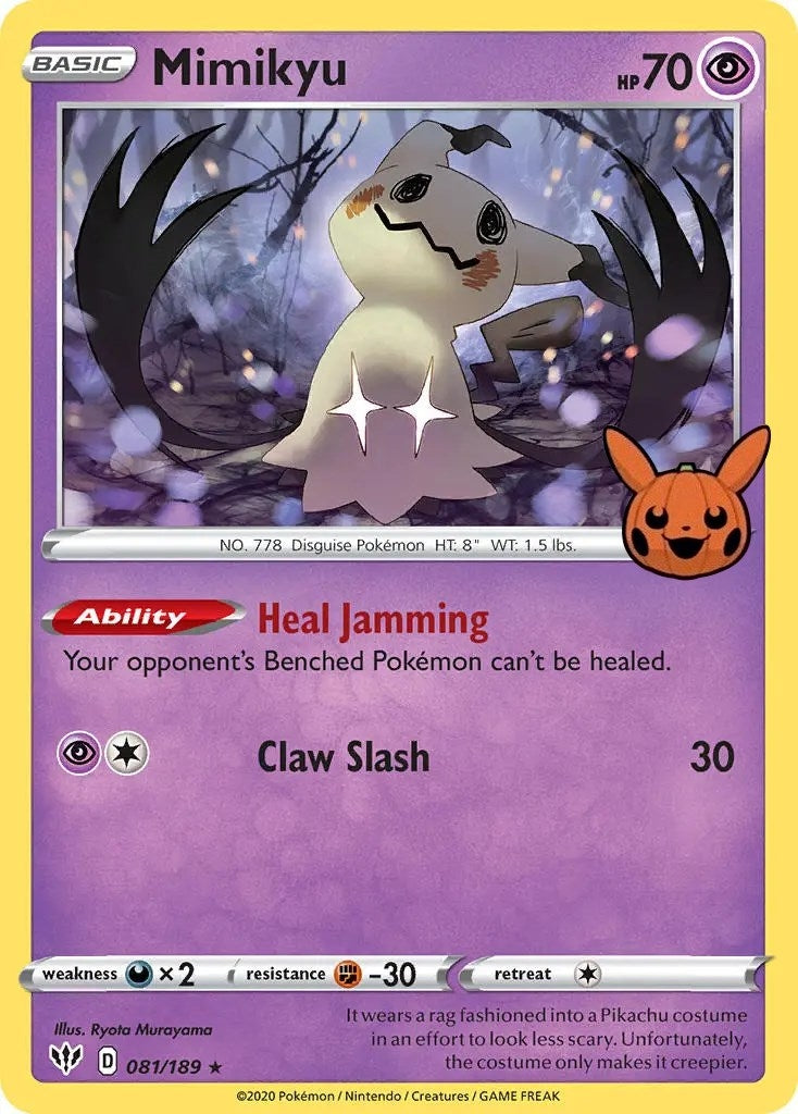 Image for Mimikyu (Trick or Trade BOOster Bundle) (081/189) - Pokemon