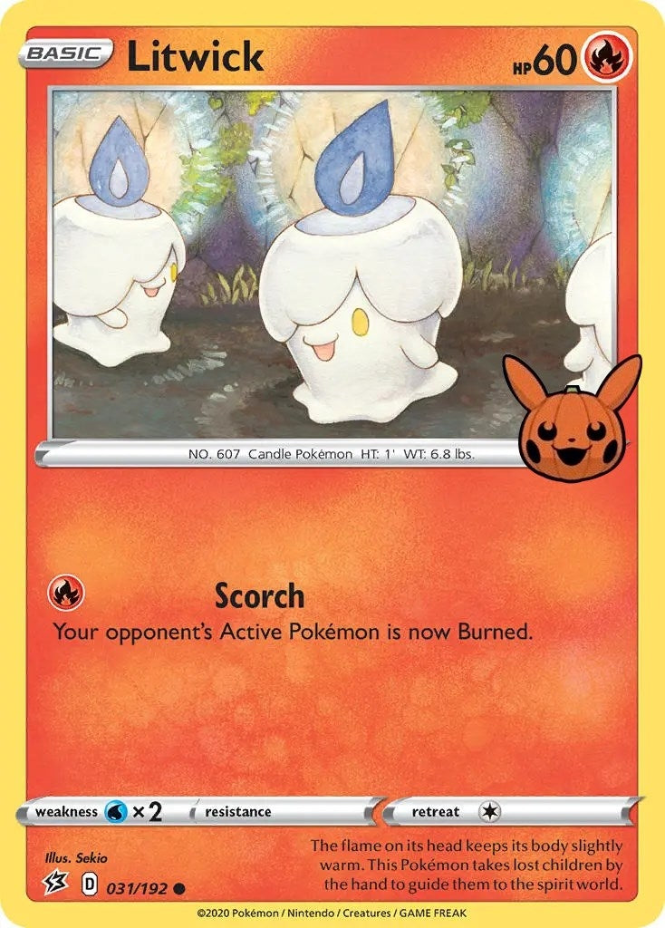 Image for Litwick (Trick or Trade BOOster Bundle) (031/192) - Pokemon