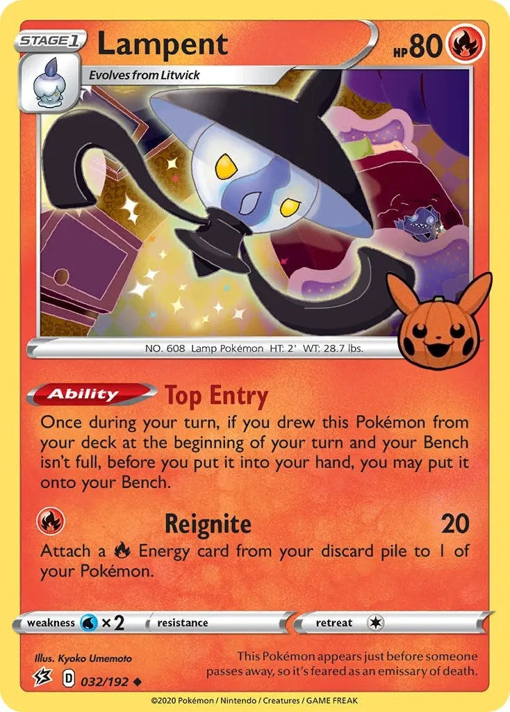 Image for Lampent (Trick or Trade BOOster Bundle) (032/192) - Pokemon