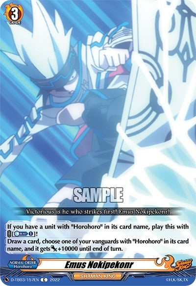 Image for Emus Nokipekonr (D-TB03: Shaman King) (D-TB03/157EN) - Cardfight Vanguard