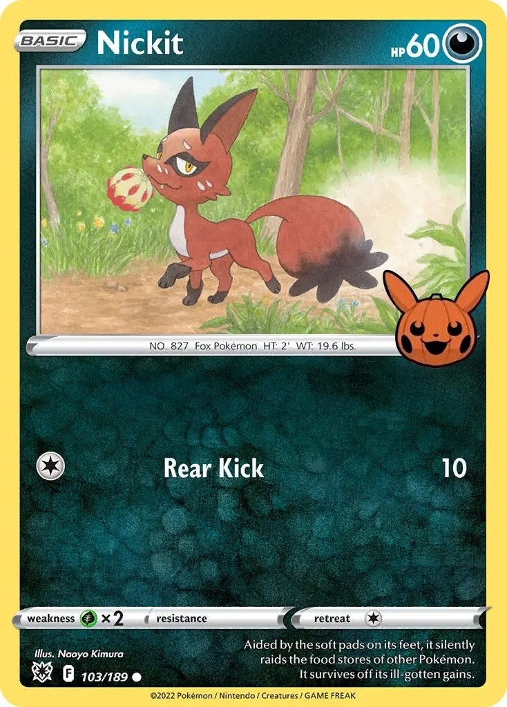 Image for Nickit (Trick or Trade BOOster Bundle) (103/189) - Pokemon