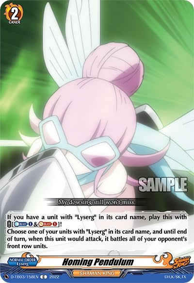 Image for Homing Pendulum (D-TB03: Shaman King) (D-TB03/158EN) - Cardfight Vanguard